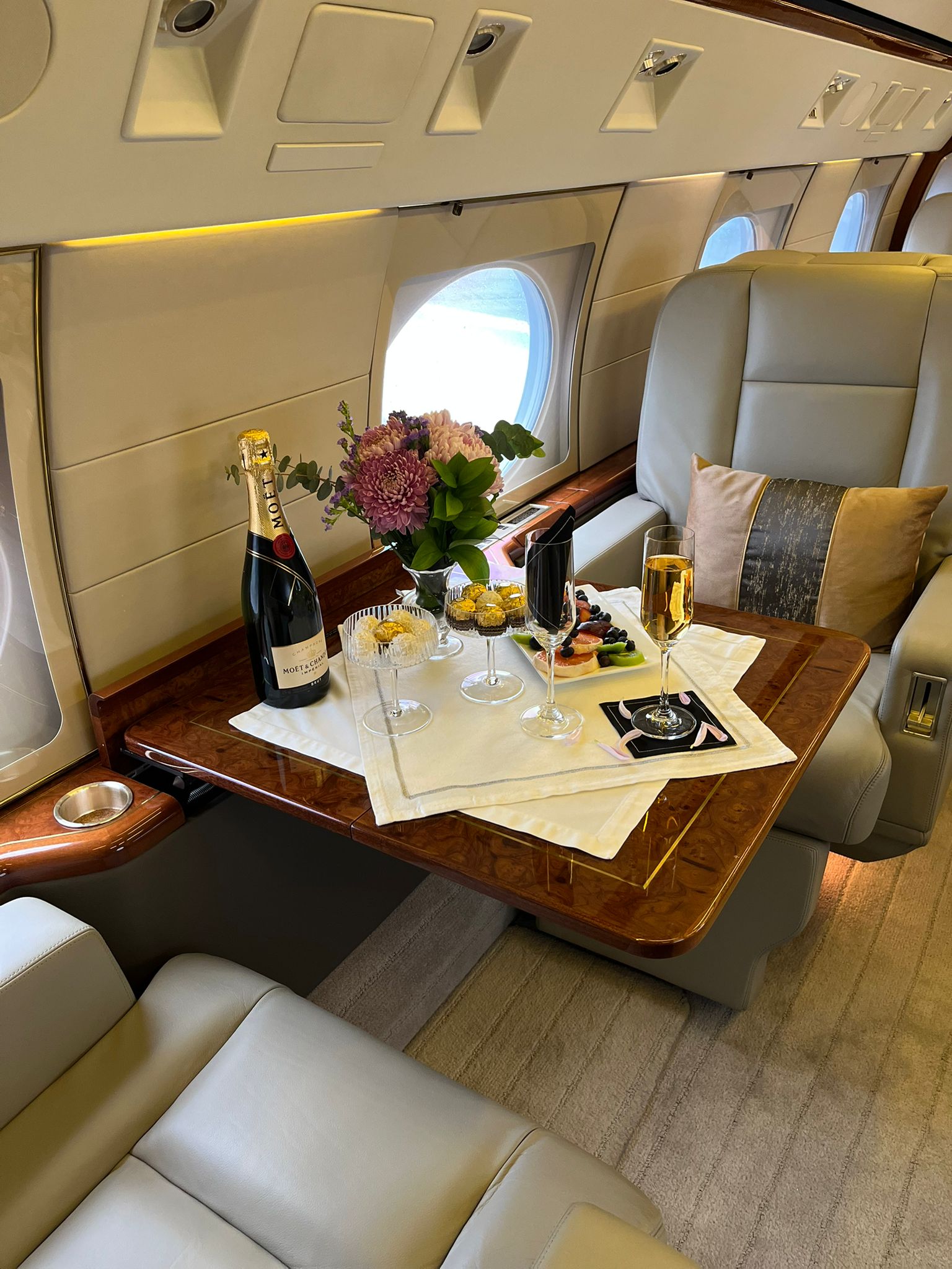 Onboard service aboard TC-IHY