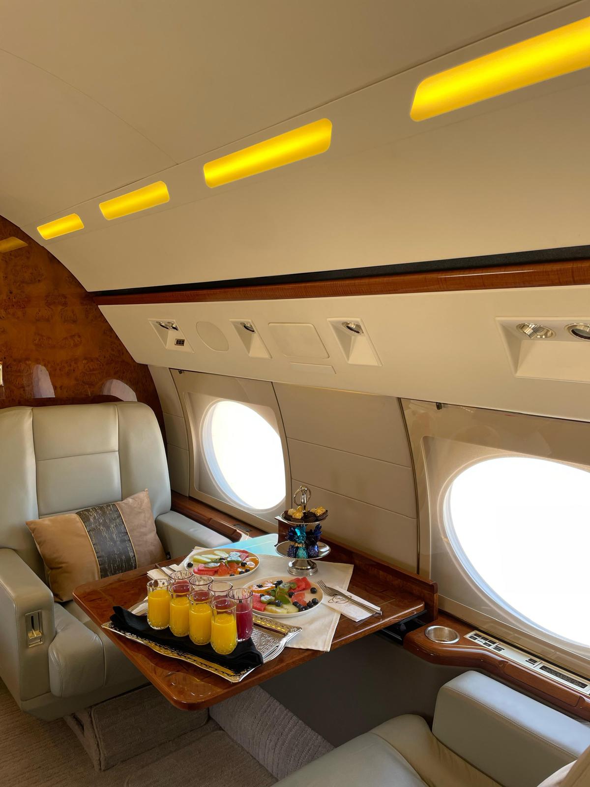 Onboard dining service aboard TC-IHY