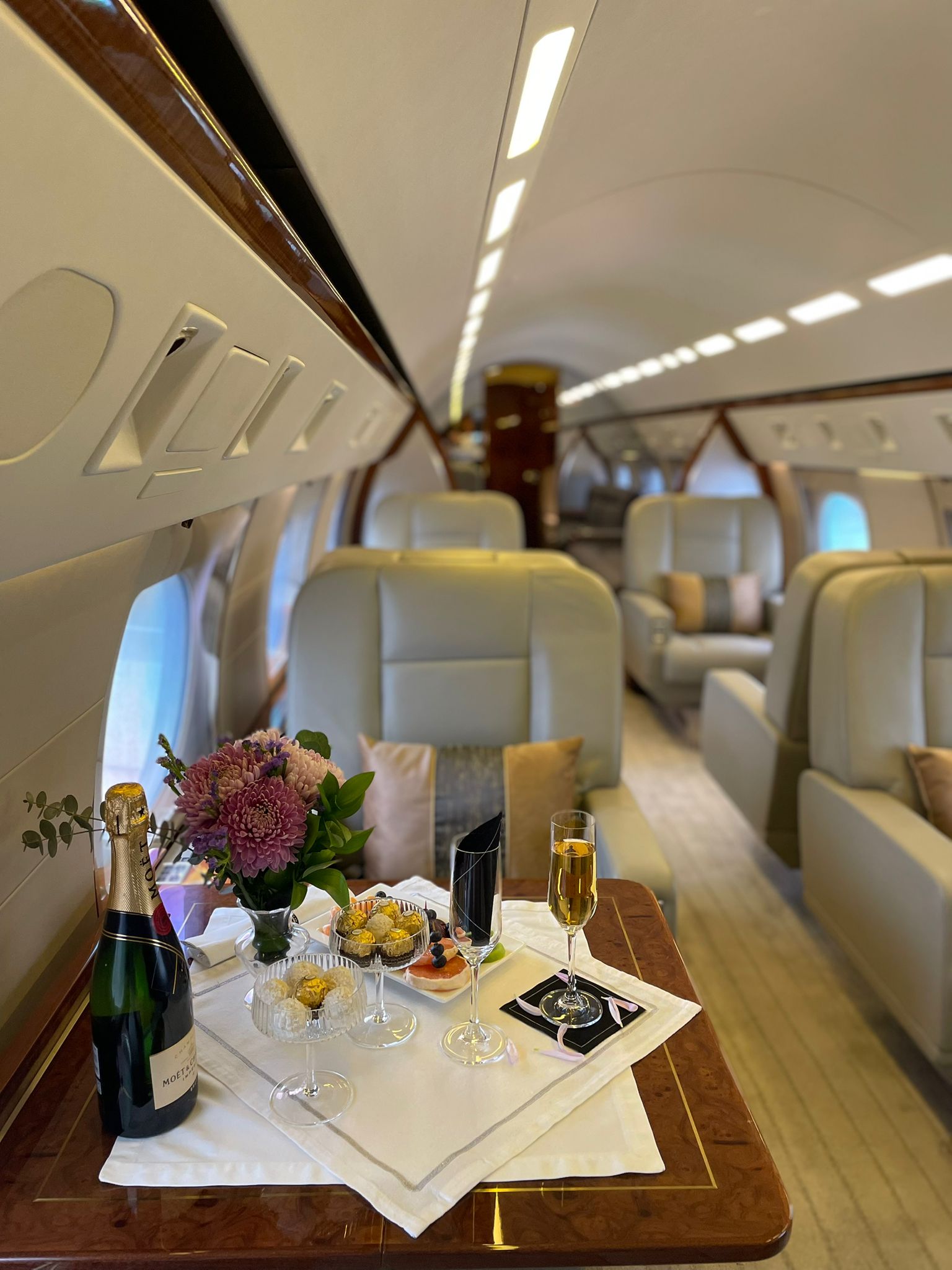 Onboard service aboard TC-IHY