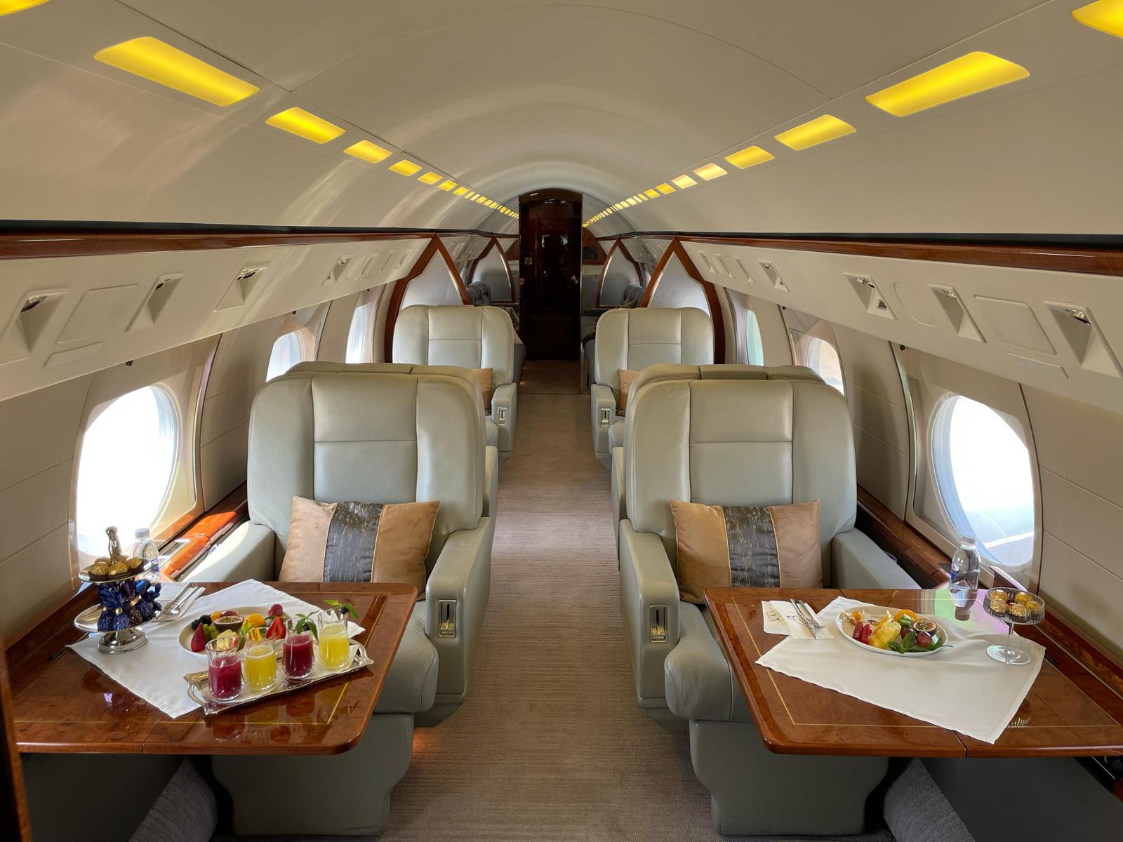 Onboard dining service aboard TC-IHY